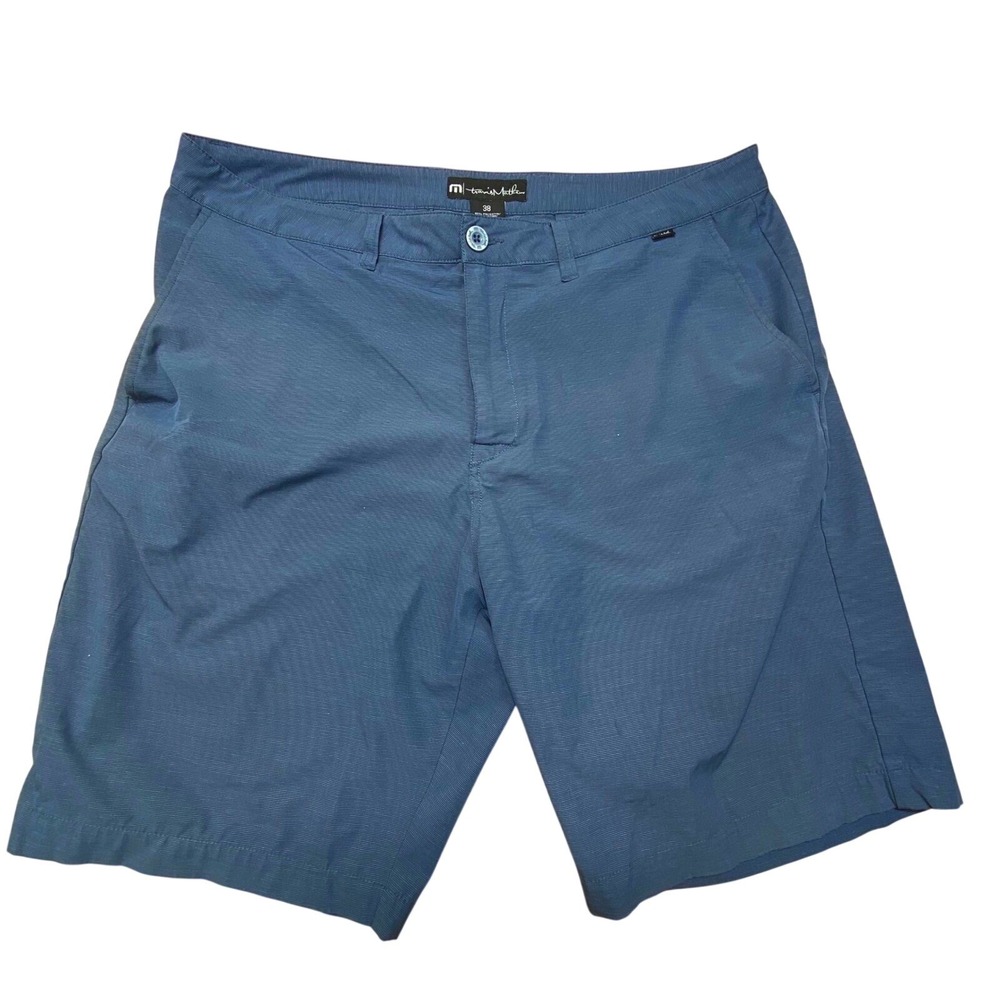 Travis Mathew Performance Golf Blue Mens Shorts Size‎ 38